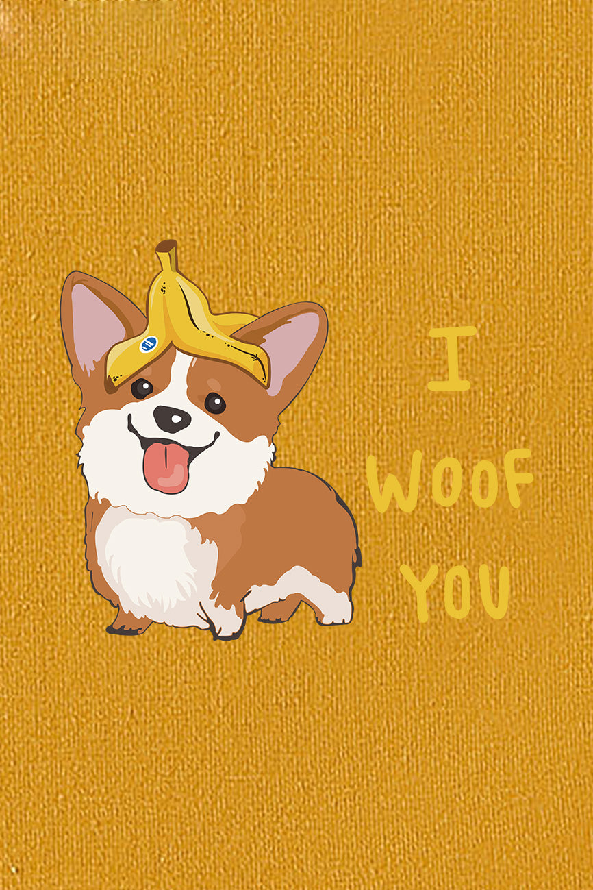 XXL【毛孩出動】可愛狗狗圖案印花棉質抗菌中腰三角褲